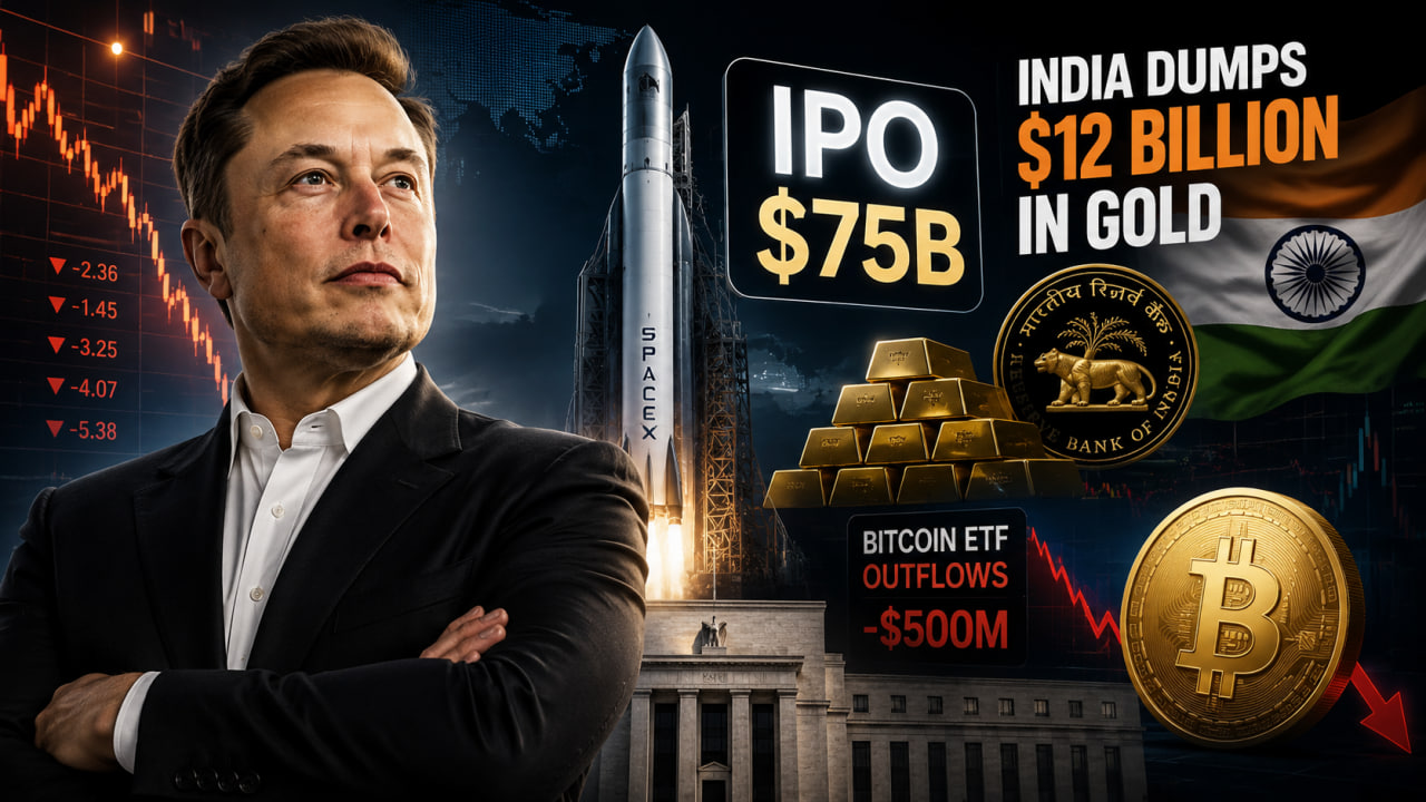 Что не так с золотом и кто его «скинул»? Маск на IPO? Вечерний обзор рынка от 3 июня