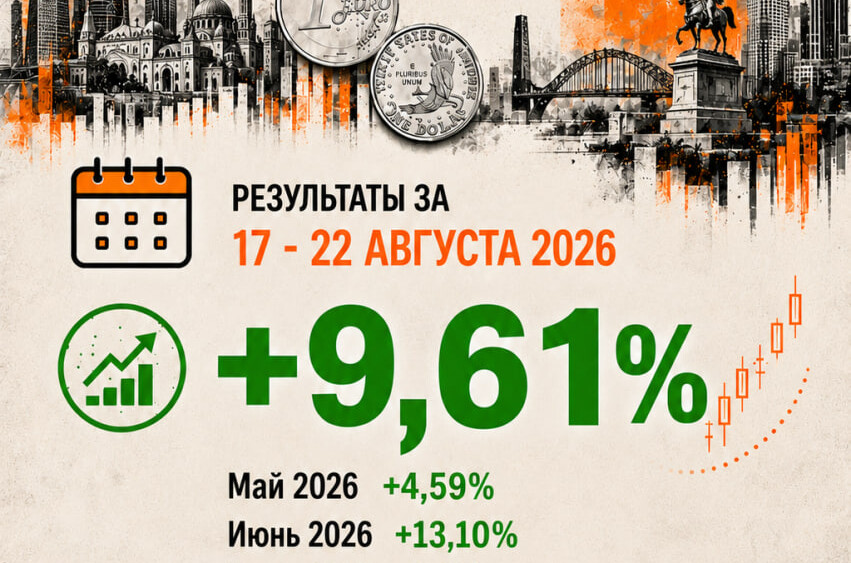 Результаты прошедшей недели 17 — 23 апреля на стратегии DMN GOLD Bang!